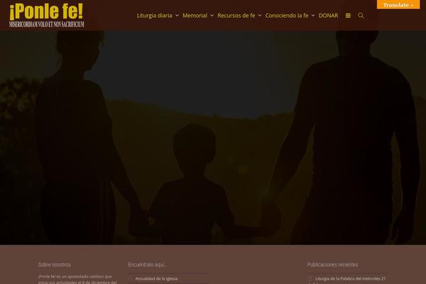 Site using Social Media Widget plugin