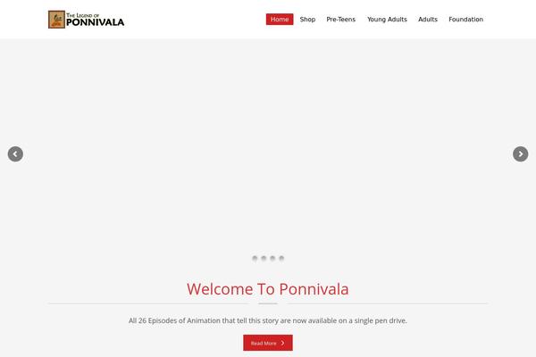 ponnivala.com site used Ponnivala