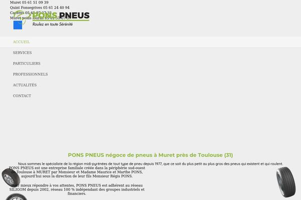 pons-pneus.com site used Pons