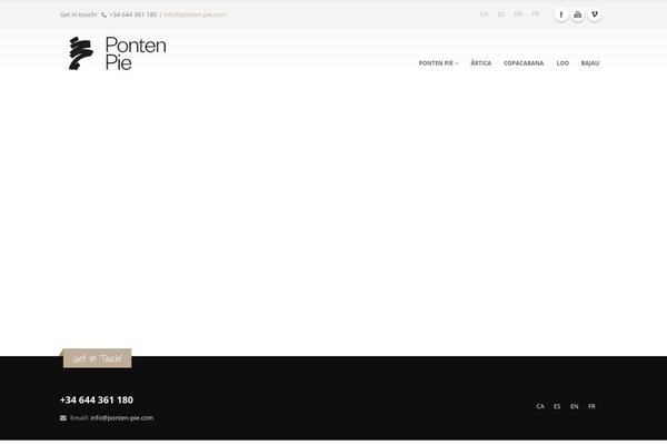 ponten-pie.com site used Porto-child-theme