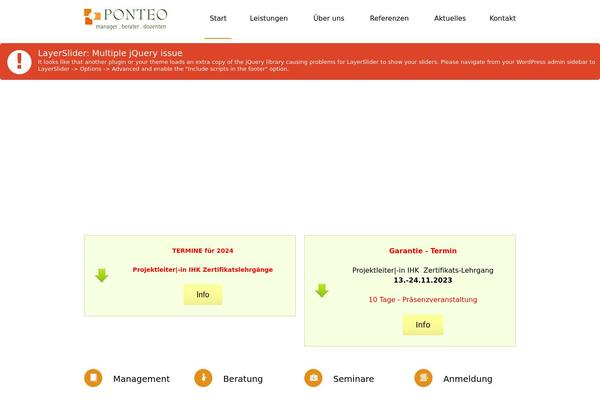 ponteo.de site used LawBusiness