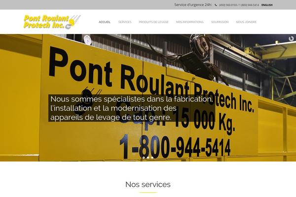 Pont theme site design template sample