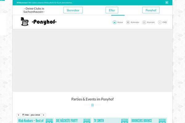 Patricia theme site design template sample