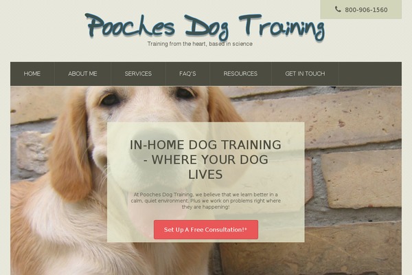 poochesdogtraining.com site used Turf