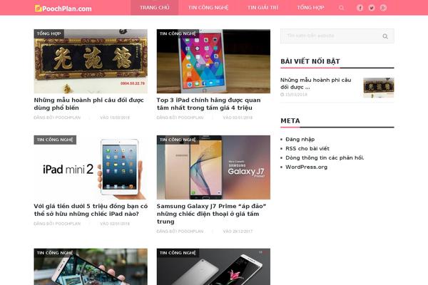 Site using Featured Page Widget plugin