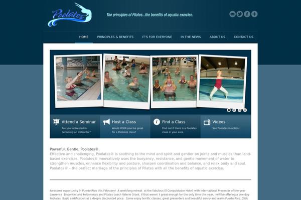 Cold theme site design template sample