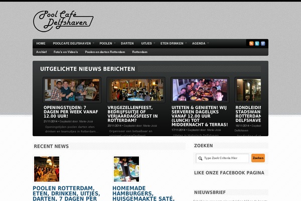 Bold News theme site design template sample