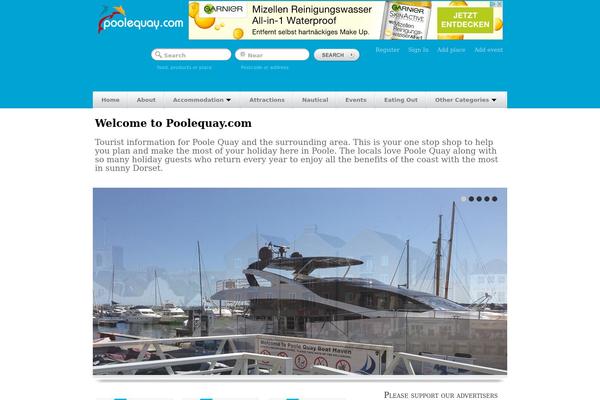 GeoPlaces theme site design template sample