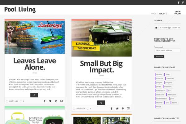 Liquidfolio theme site design template sample