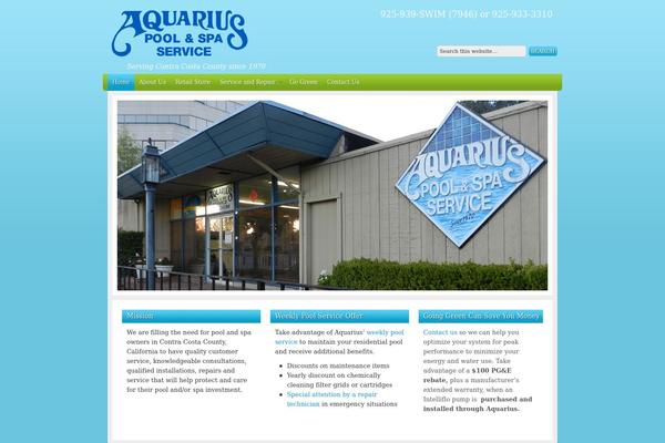 Serenity theme site design template sample