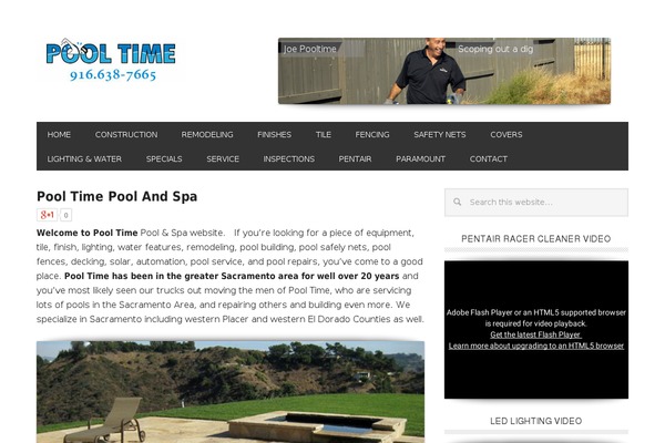 pooltimepoolspa.com site used Pool-services