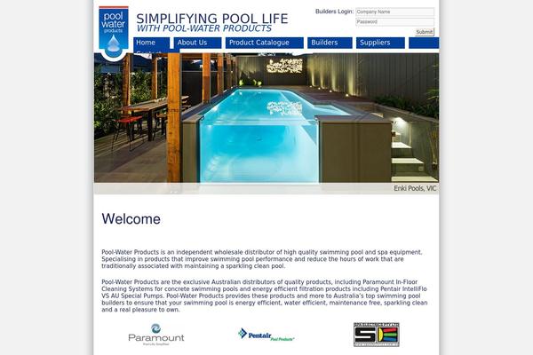 poolwaterproducts.com.au site used Pwp