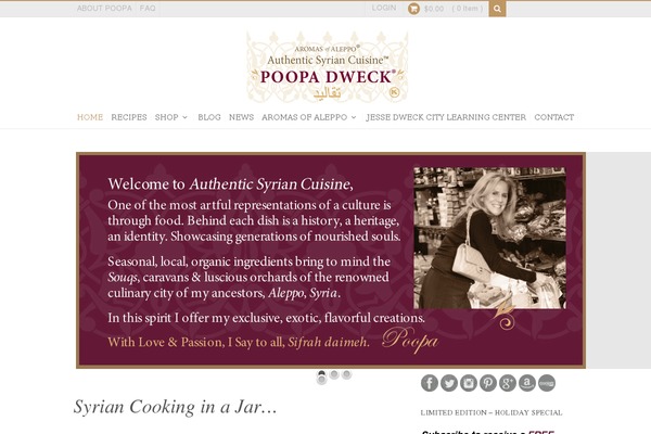Food & Cook theme site design template sample