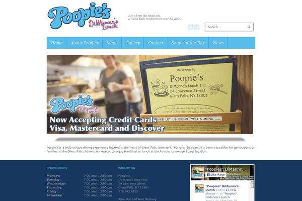 Gusteau theme site design template sample