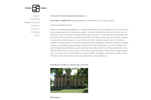 poorfarmexperiment.org site used Prose