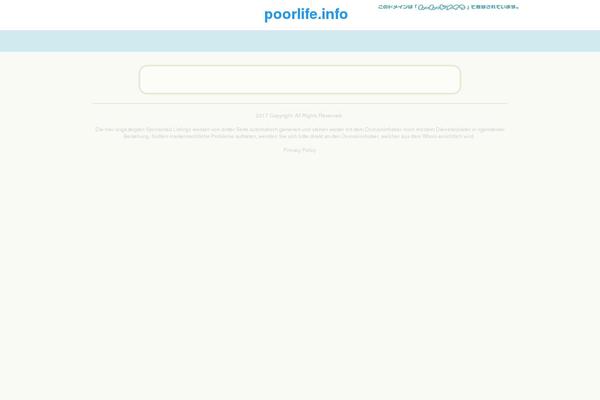 poorlife.info site used Wish