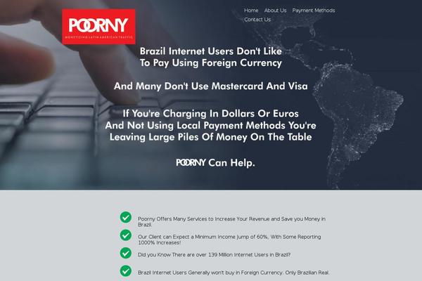 poorny.com site used Poorny