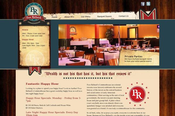 Site using Easy-restaurant-menu-manager plugin