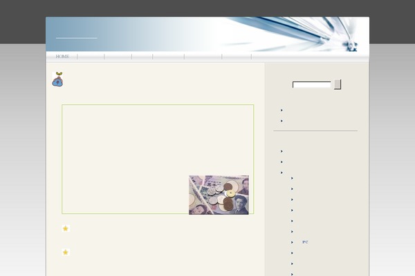 glass theme site design template sample