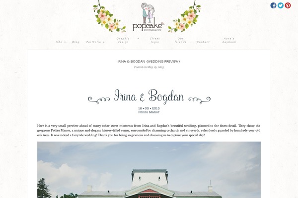 Organic_photographer theme site design template sample