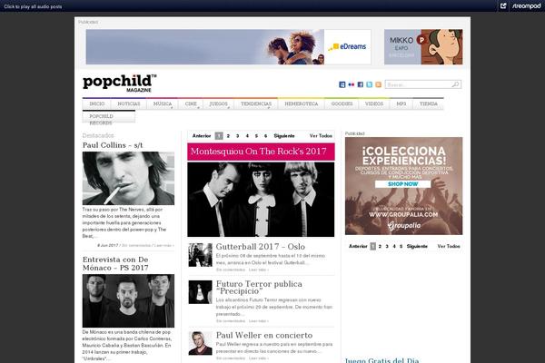 BlogNews theme site design template sample