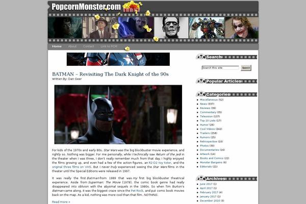 Movie World theme site design template sample