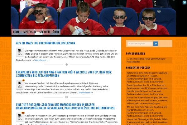 Piratenkleider theme site design template sample