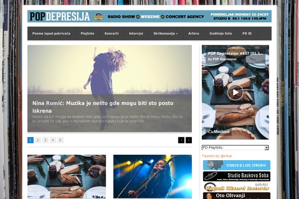 popdepresija.com site used Gopress