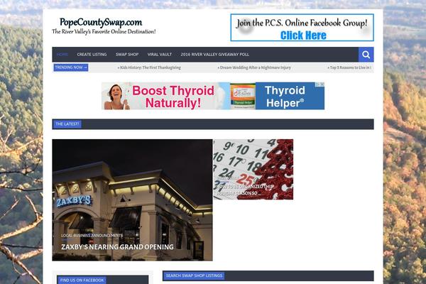 Storm theme site design template sample