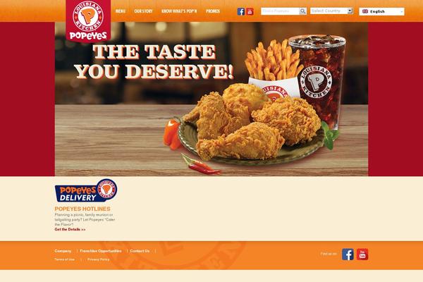 popeyesarabia.com site used Popeyes