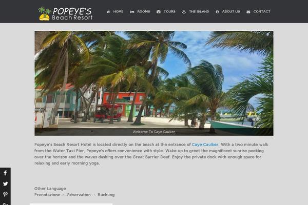popeyesbeachresort.com site used Popeyes