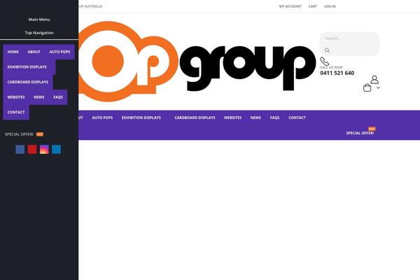 Porto theme site design template sample
