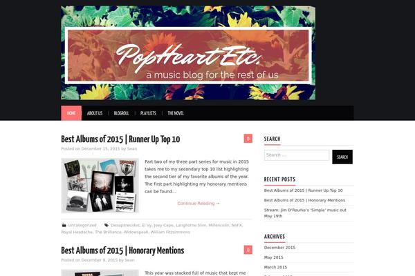 Hiero theme site design template sample