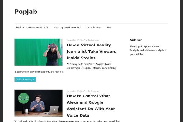 Maxwell theme site design template sample