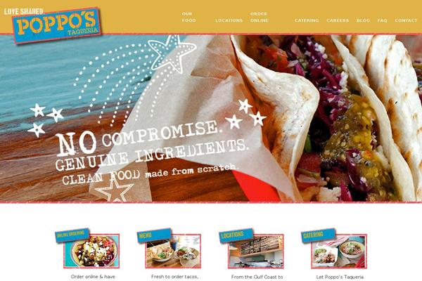 Chicagorestaurant theme site design template sample