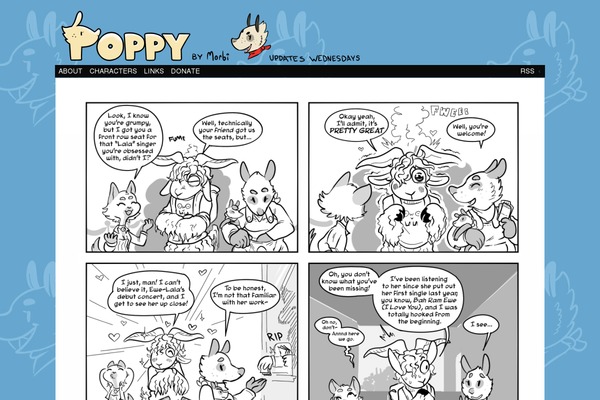 Site using Comic Easel plugin