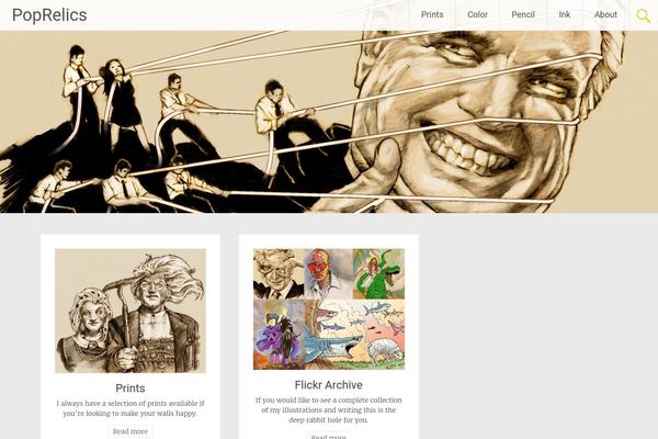 Radiate theme site design template sample