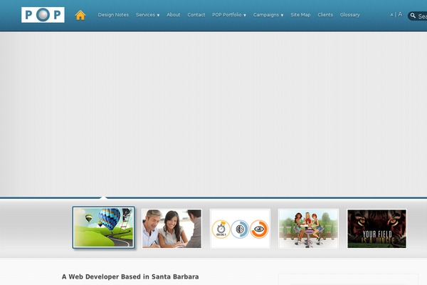 Pop theme site design template sample