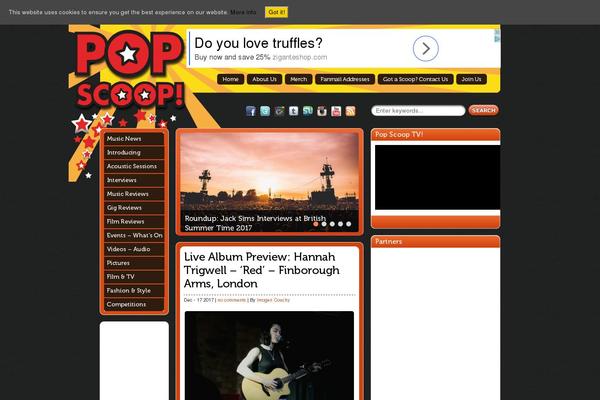 Site using FancyBox plugin