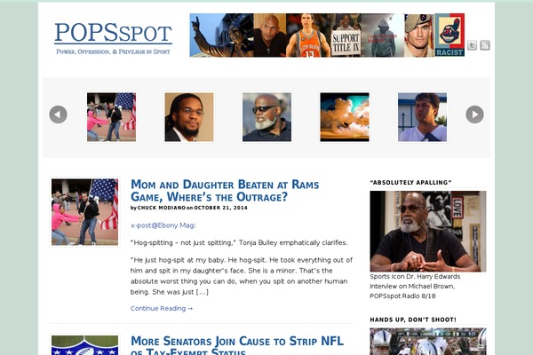 Site using Google Analytics Popular Posts plugin