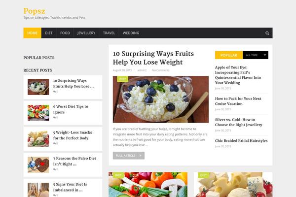 popsz.com site used NewsOnline
