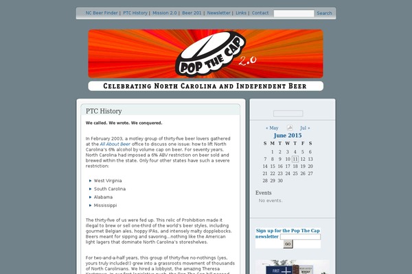 Site using Eventcalendar3 plugin