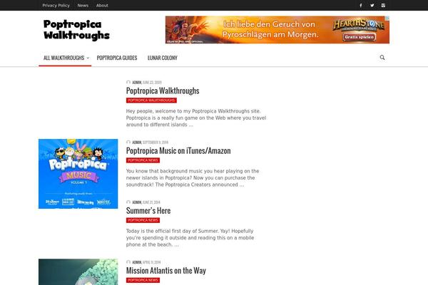 Curated theme site design template sample