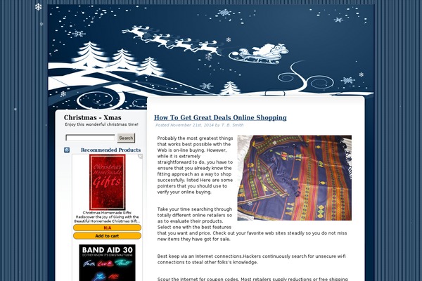 popularchristmas.com site used Christmas Is Near