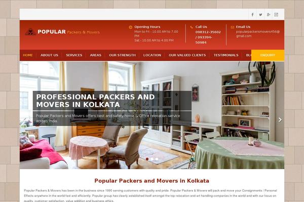 popularpackers.com site used Movers Packers