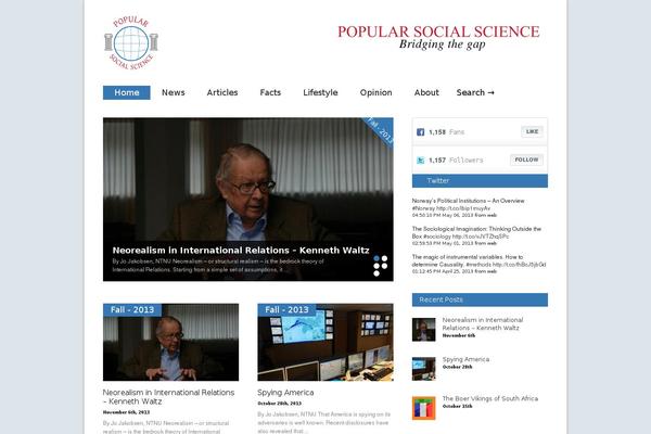 popularsocialscience.com site used Blog Guten