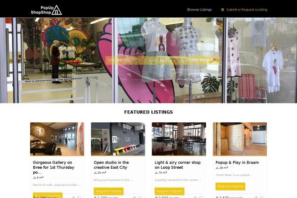 Revolution theme site design template sample