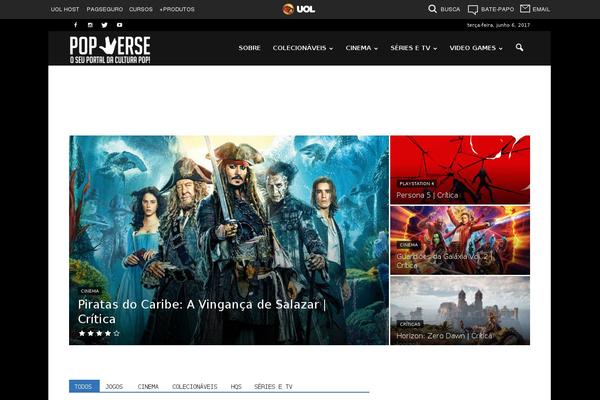 Newspaper theme site design template sample