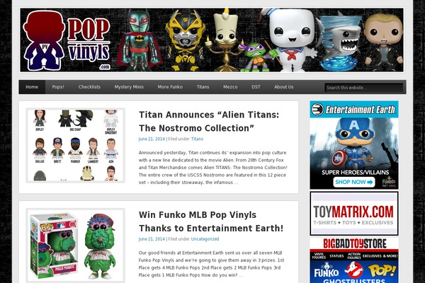 Gambit theme site design template sample