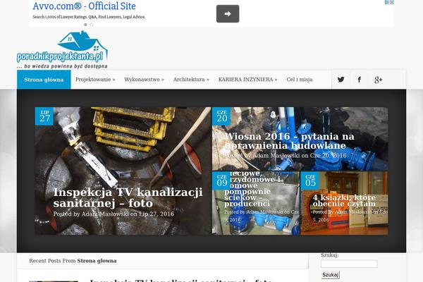 Nexus theme site design template sample